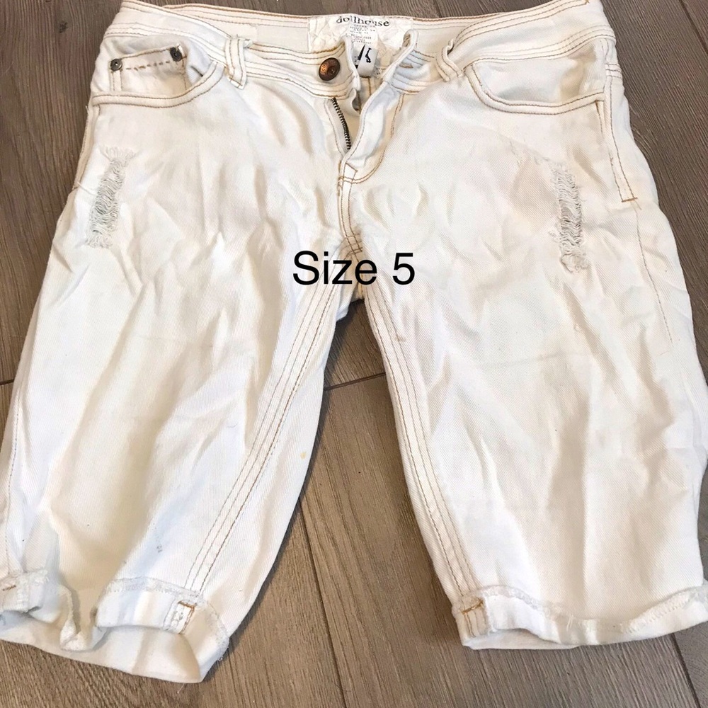 White shorts